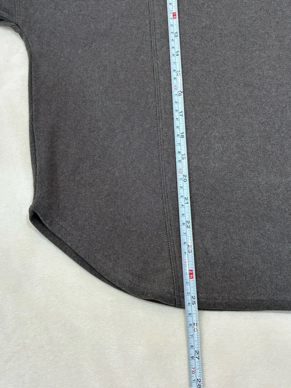 Varley Rainer Roll Neck Jumper Brushed Rib Iron Marled Gray Medium Women’s - Picture 5 of 9